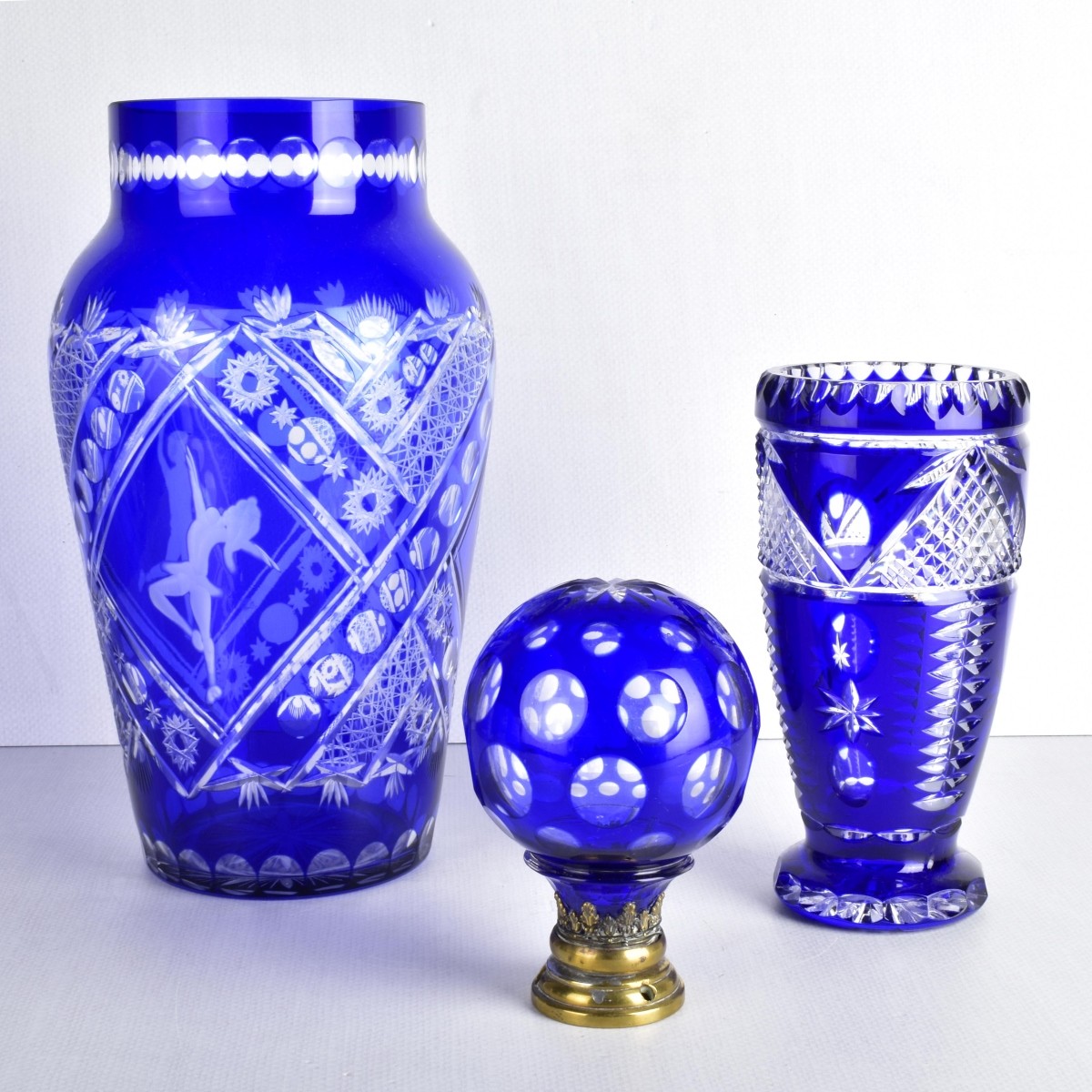 Collection of Cobalt Blue Glass