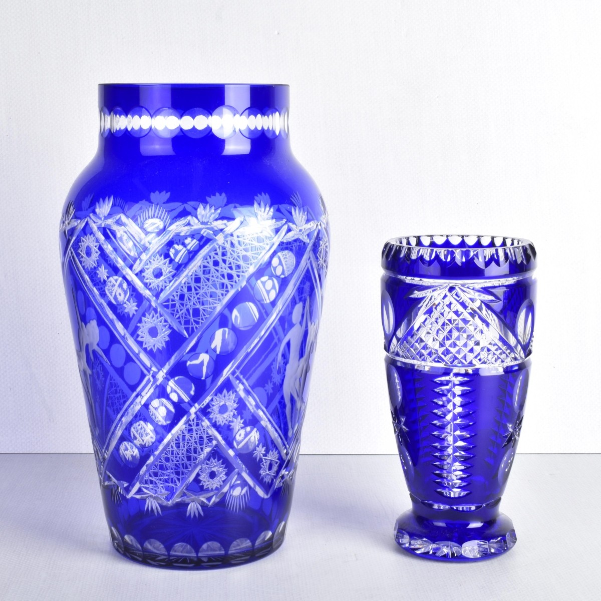 Collection of Cobalt Blue Glass