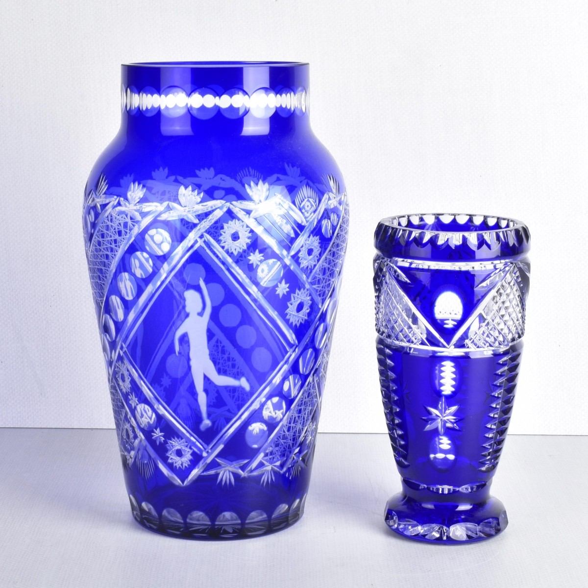 Collection of Cobalt Blue Glass