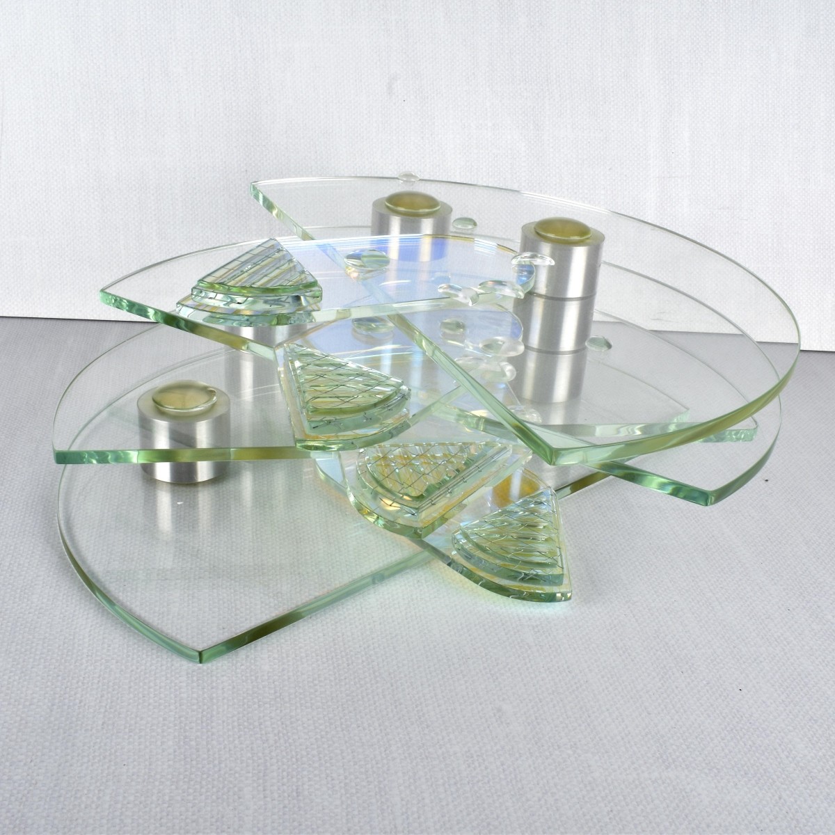 Abstract Glass Sculpture