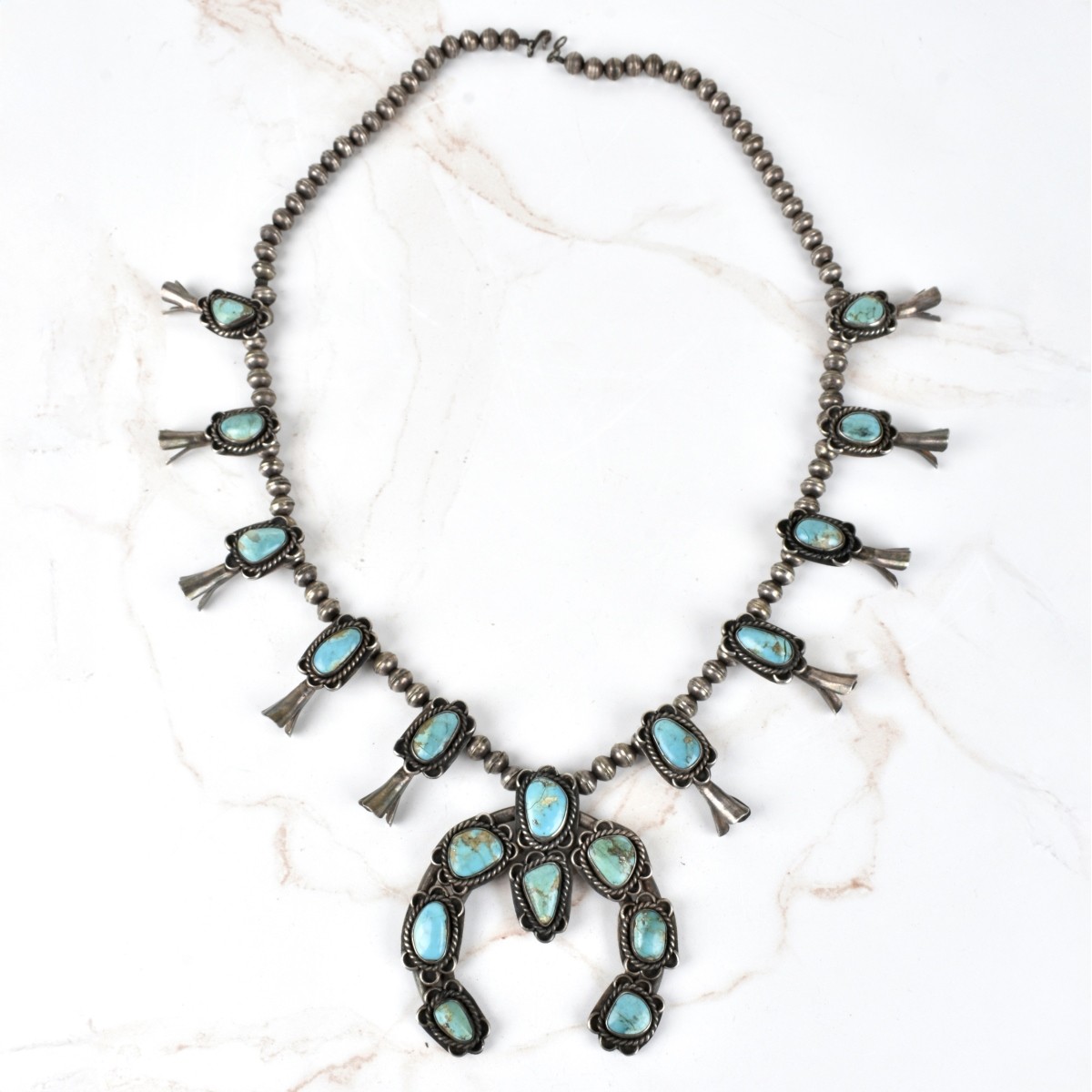 Turquoise and Silver Necklace