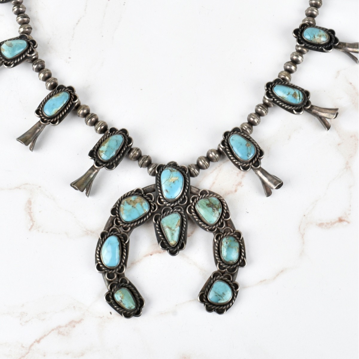 Turquoise and Silver Necklace