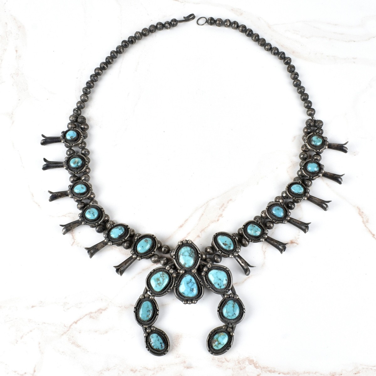 Turquoise and Silver Necklace