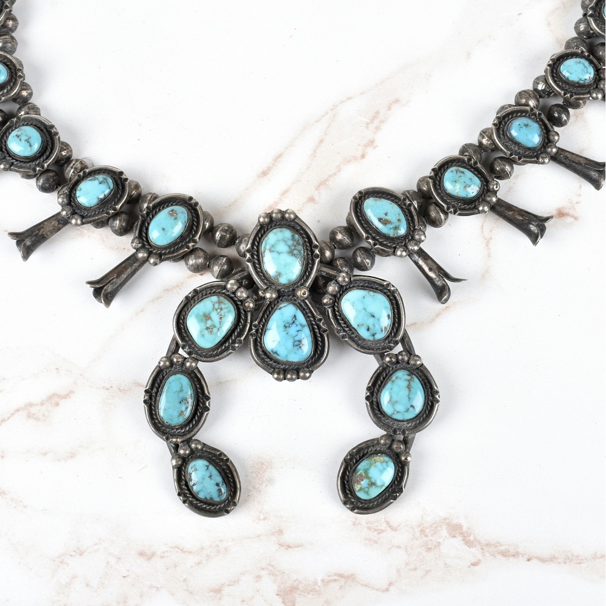 Turquoise and Silver Necklace