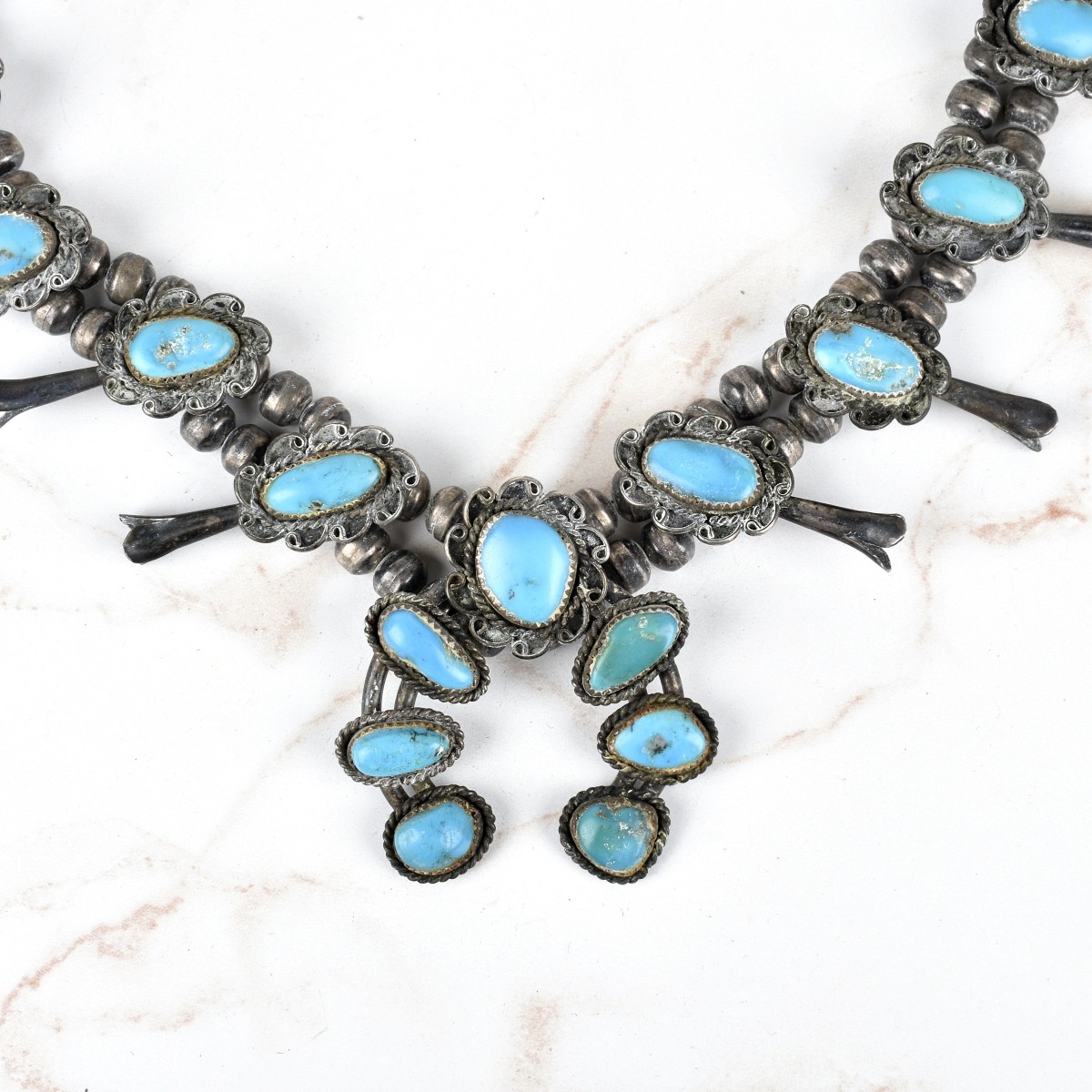 Turquoise and Silver Necklace