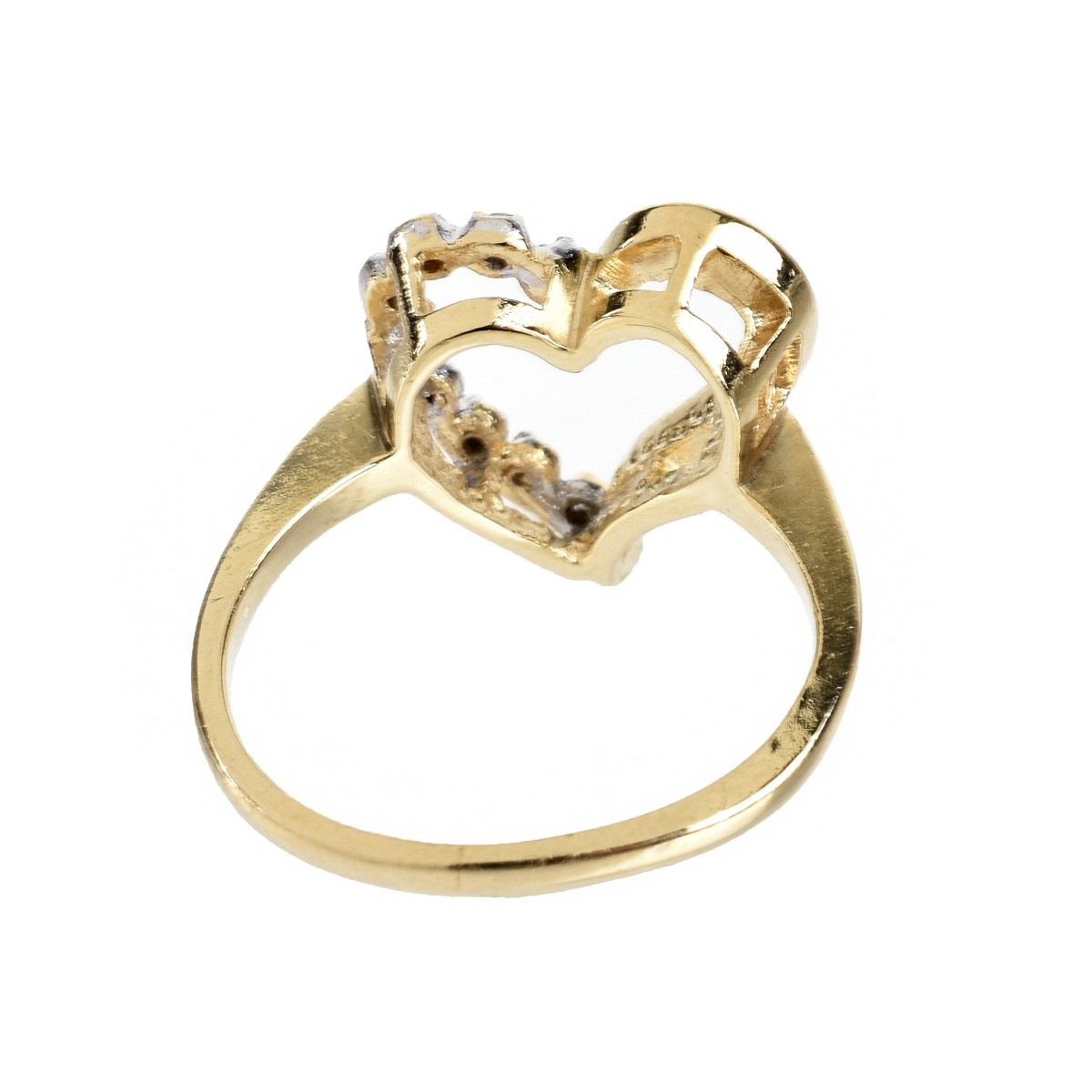 Diamond and 14K Ring