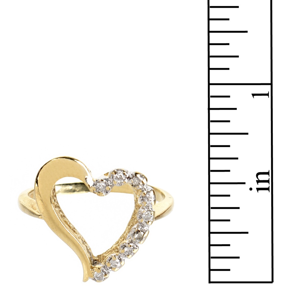 Diamond and 14K Ring