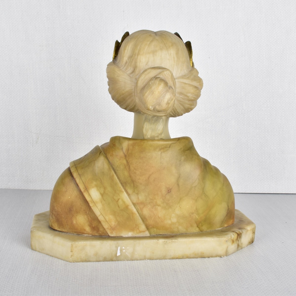 Antique Carved Marble Bust of Saffo