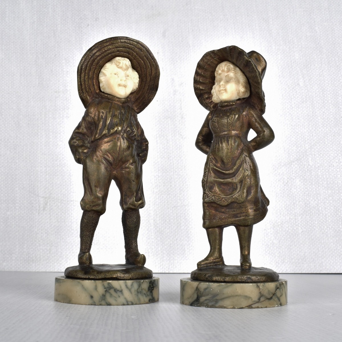 Bronze Figurines of Young Children