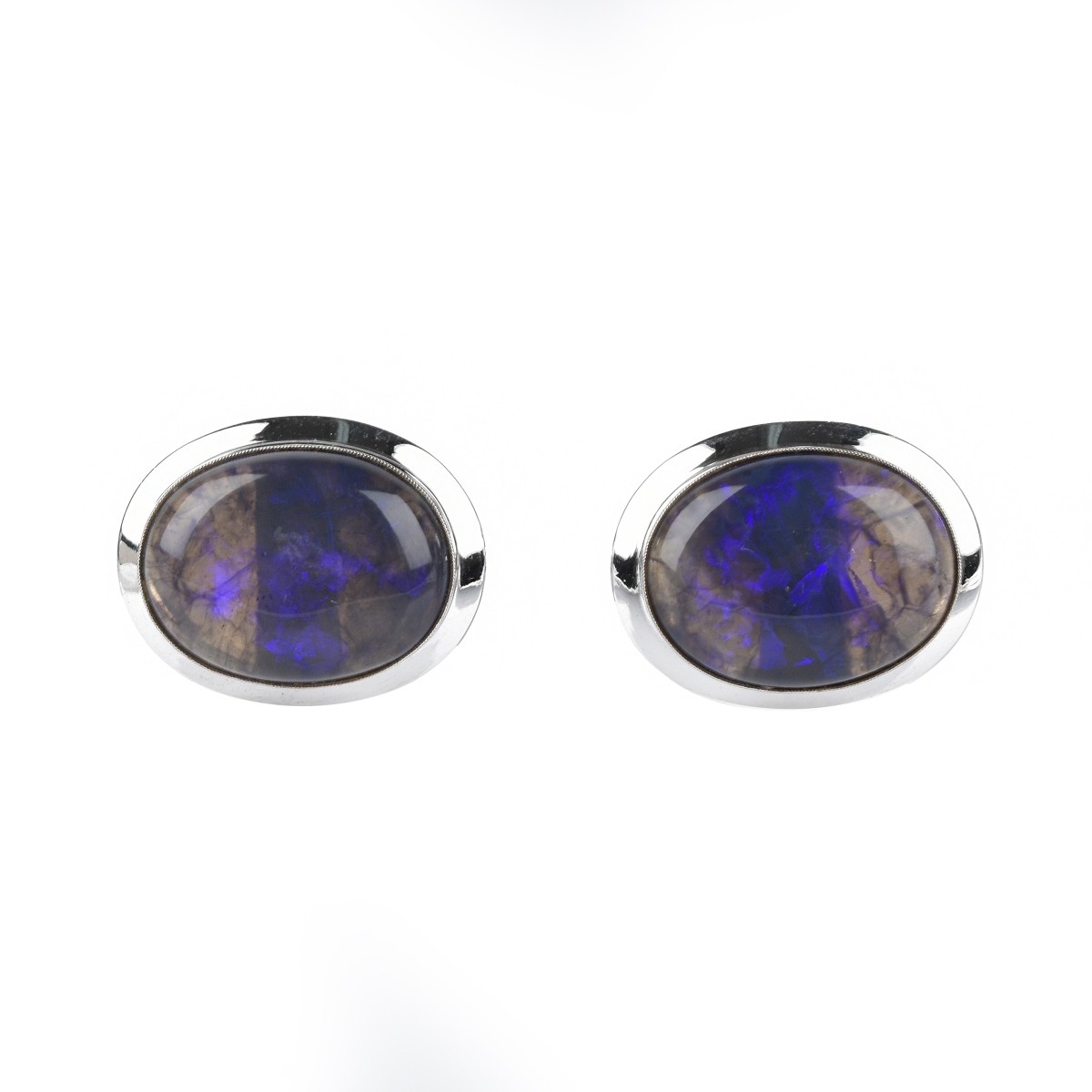 Agate and 10K Cufflinks