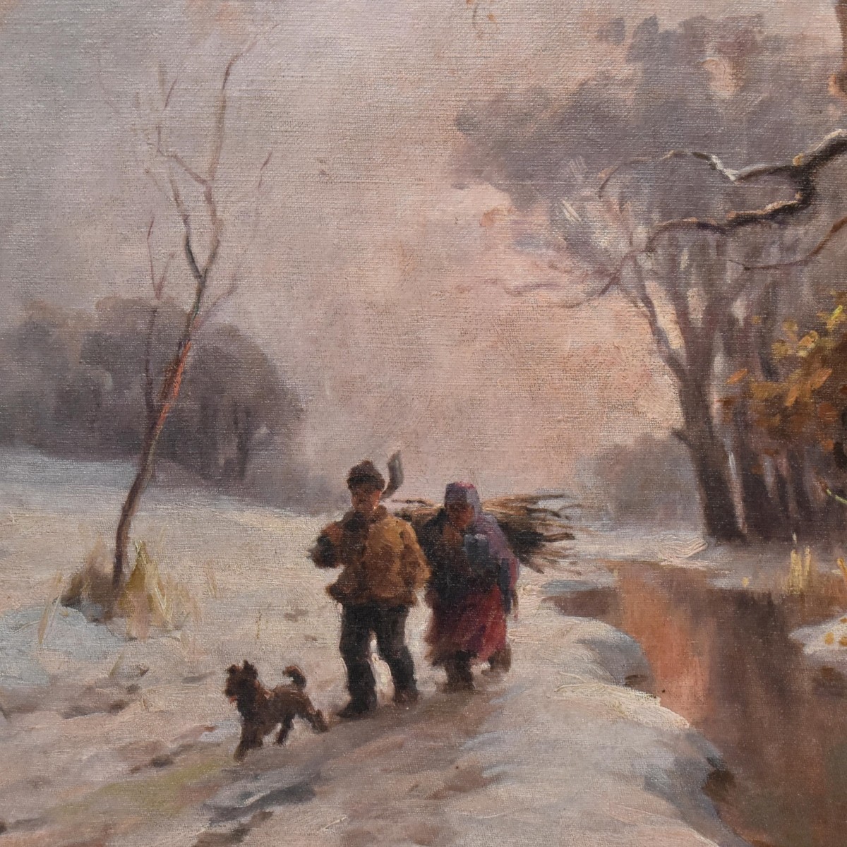 Hungarian O/C Winter Scene