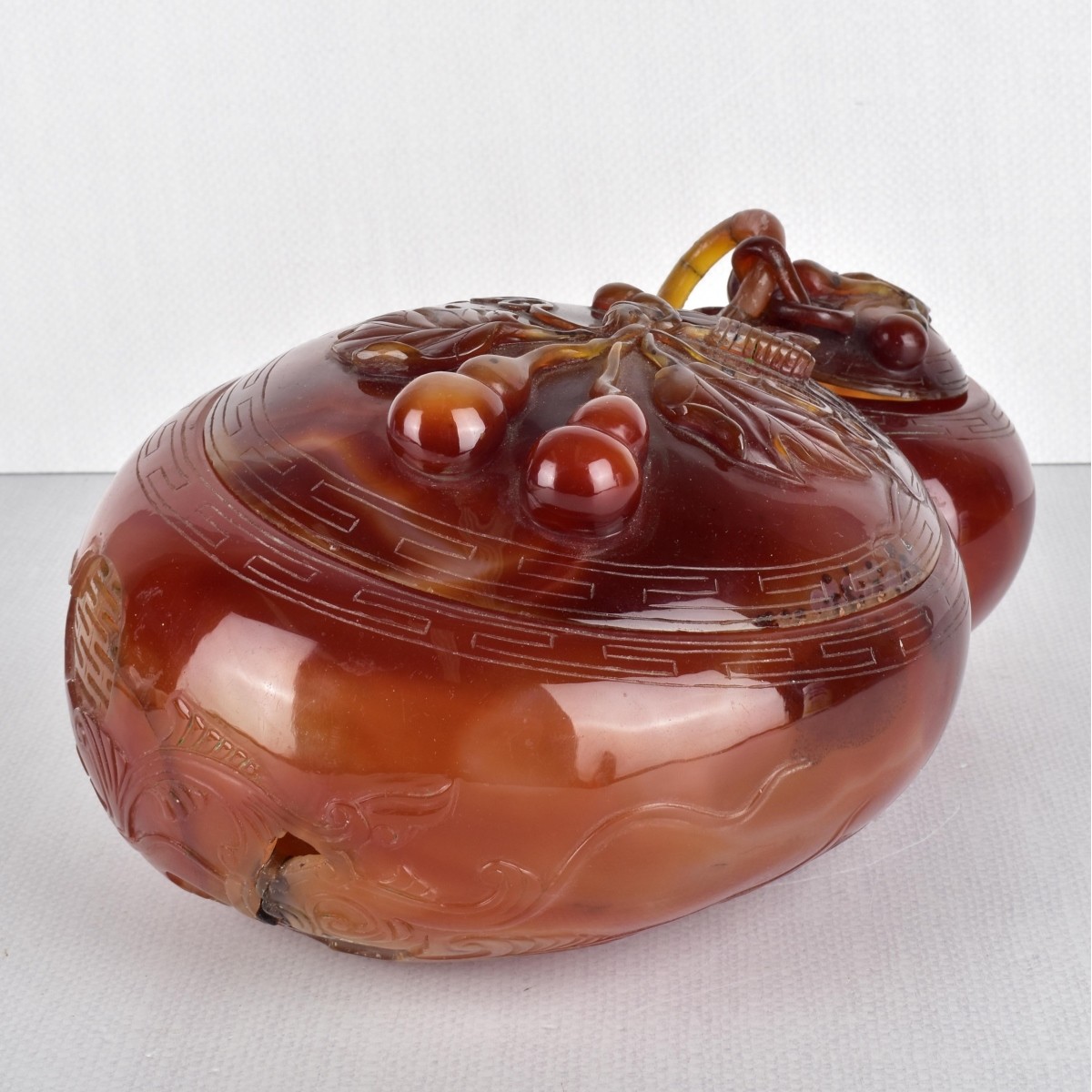 Chinese Red Carnelian Agate Potpourri