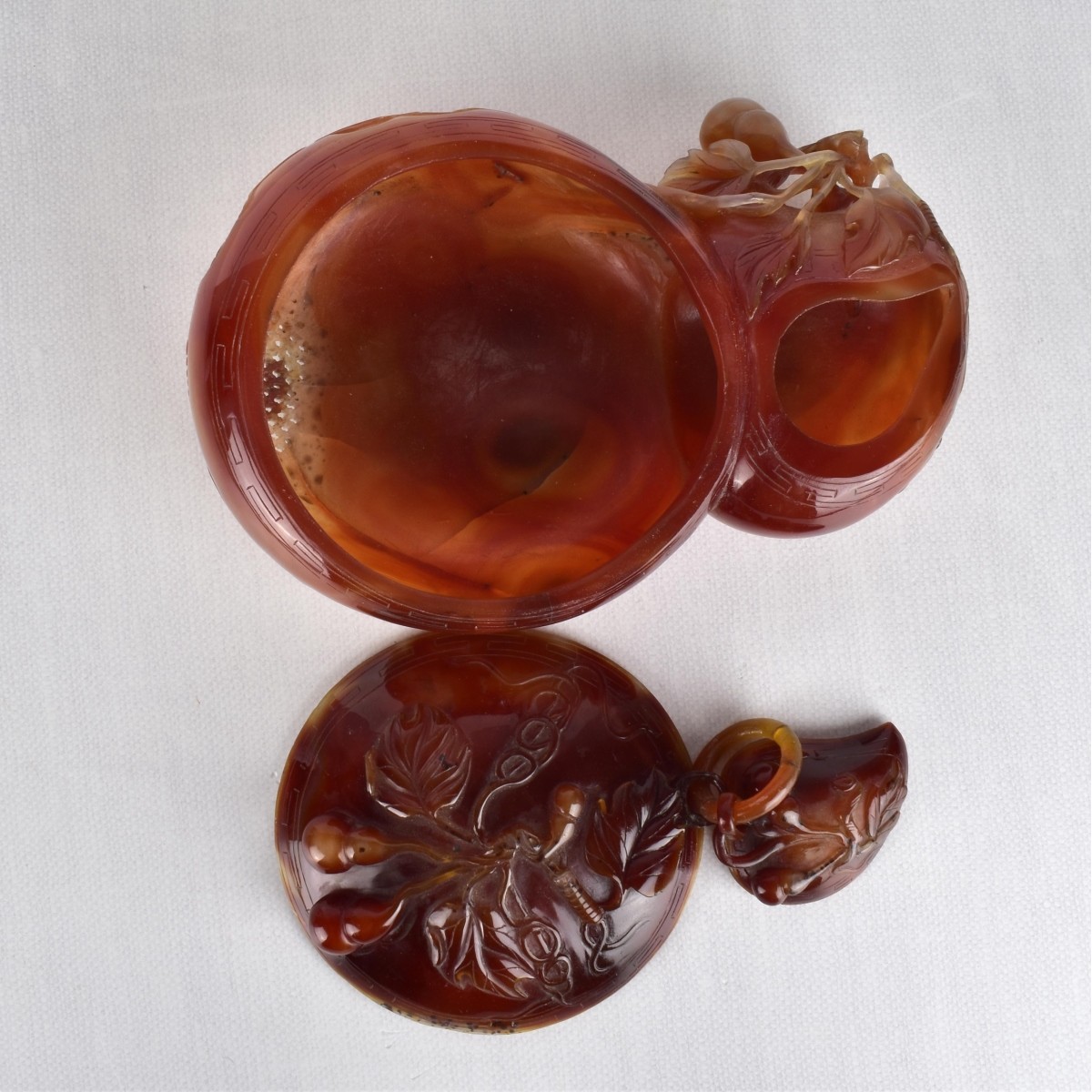 Chinese Red Carnelian Agate Potpourri