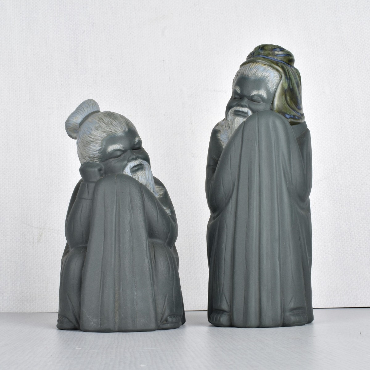 Two Lladro Daisa, Gres Chinese Men