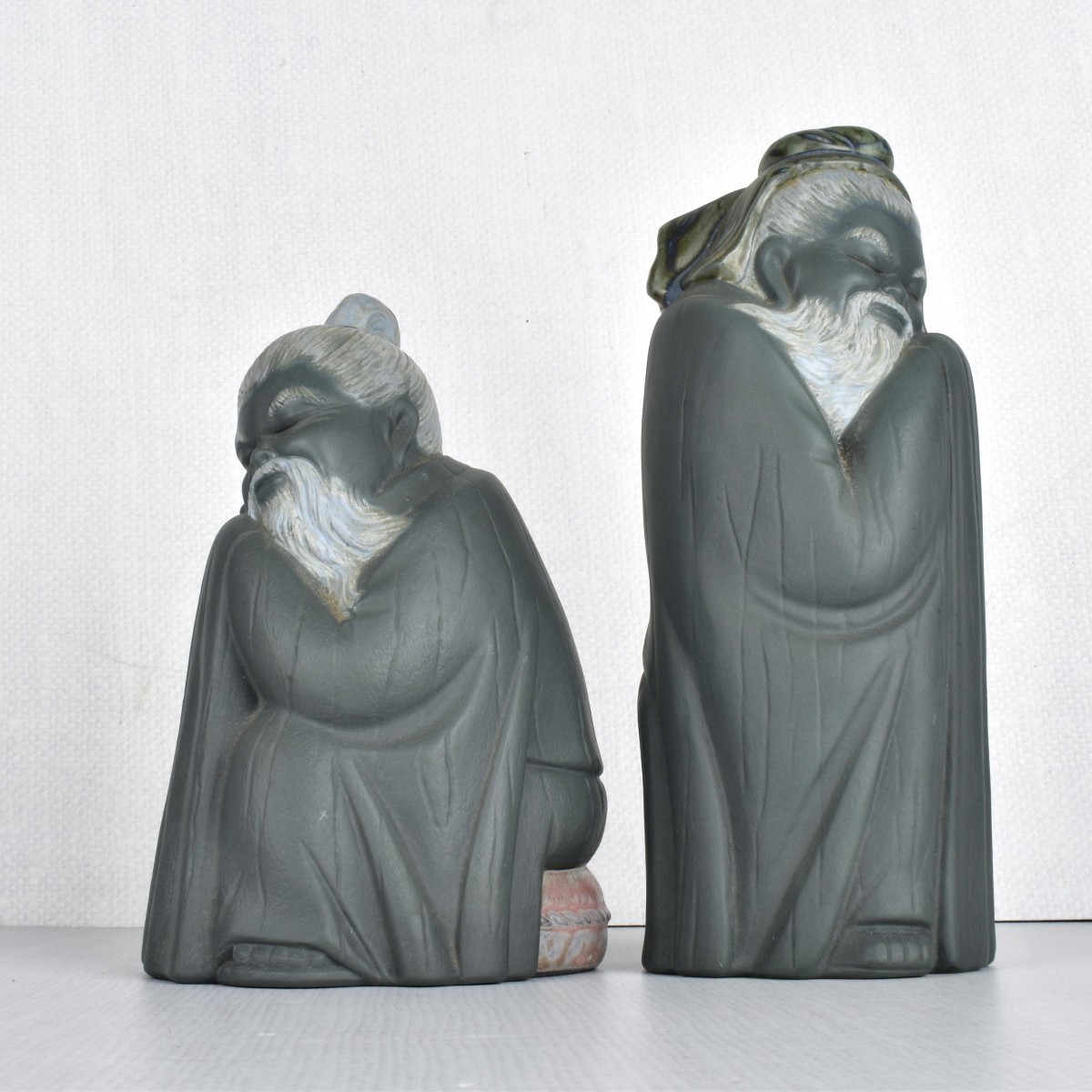 Two Lladro Daisa, Gres Chinese Men