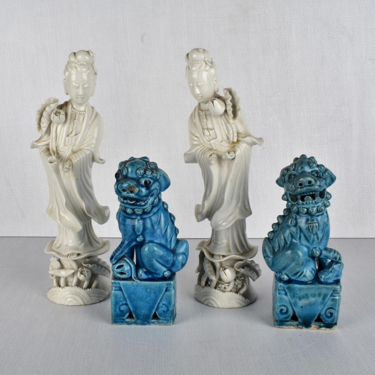 Two Pair Oriental Figurines