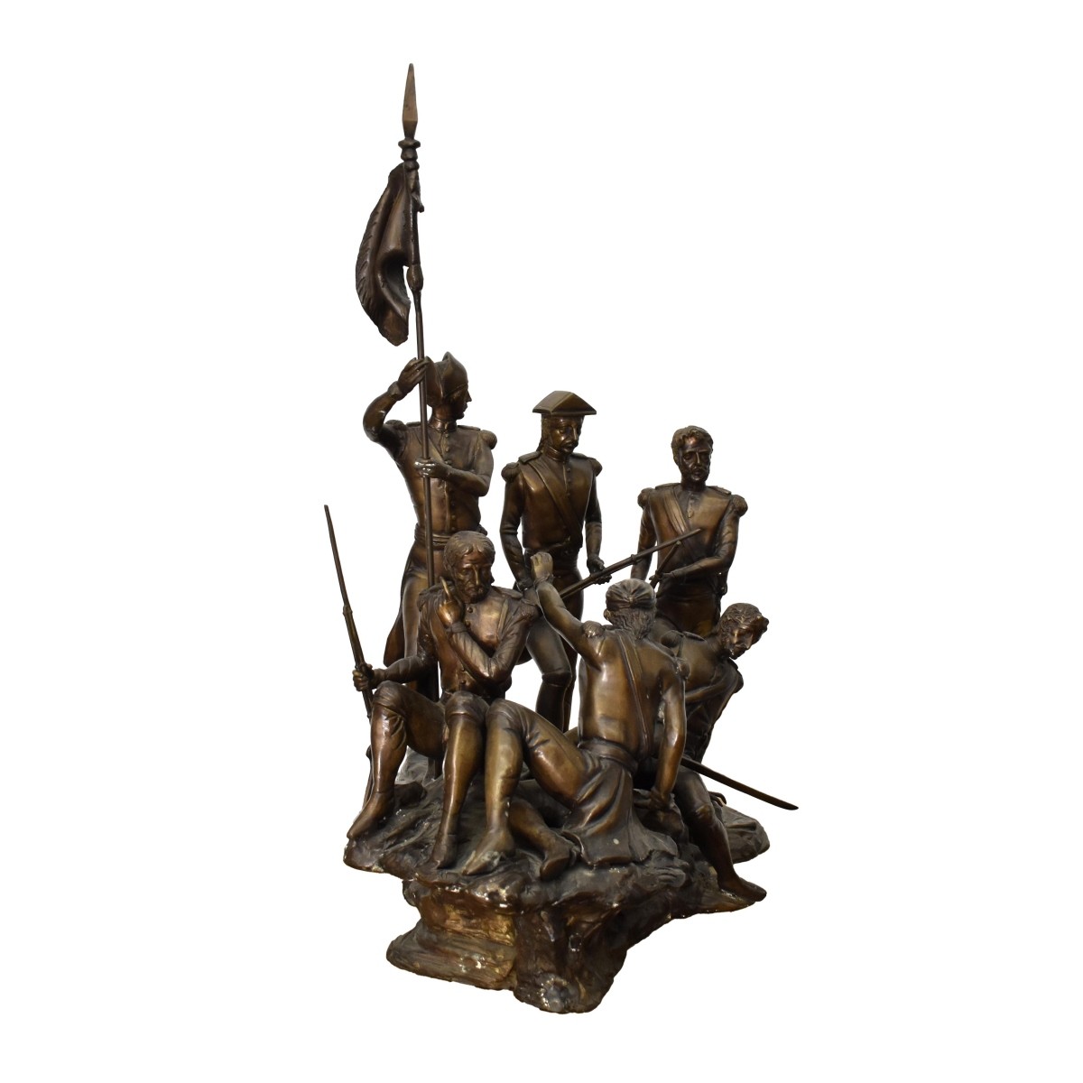 French Figurine of Soldiers.