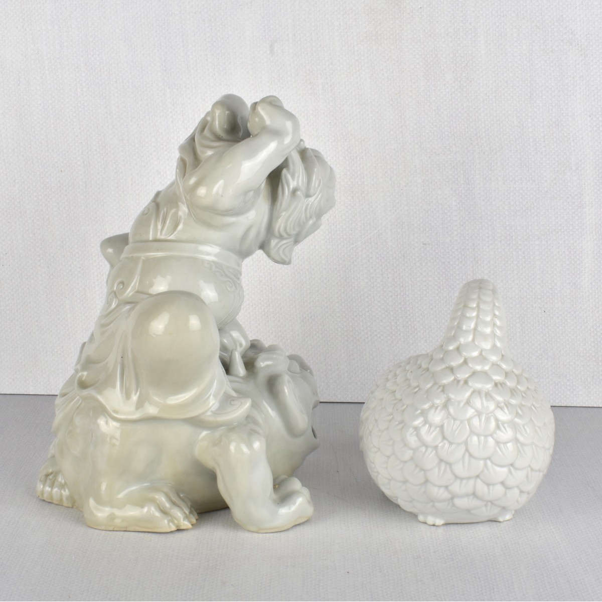 Chinese Blanc de Chin Figurines