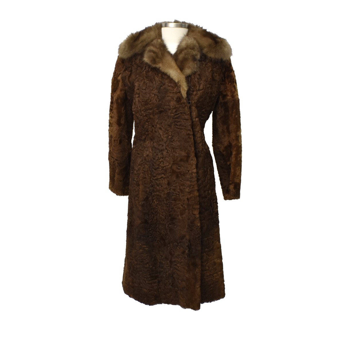 Vintage Brown Persian Lamb Coat