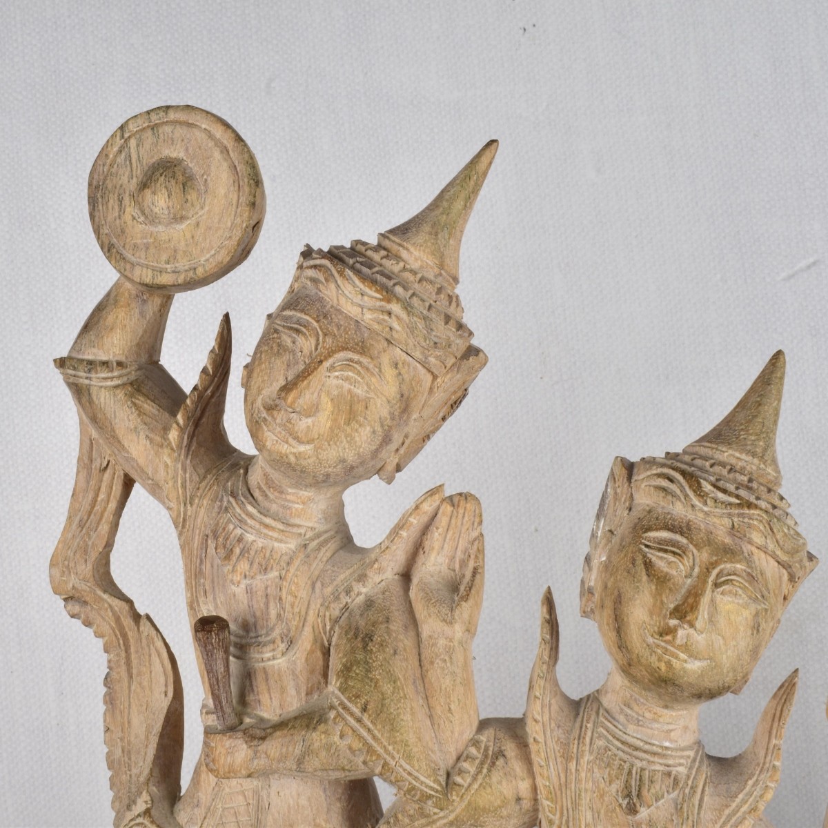 Carved Thai Guardian Protectors