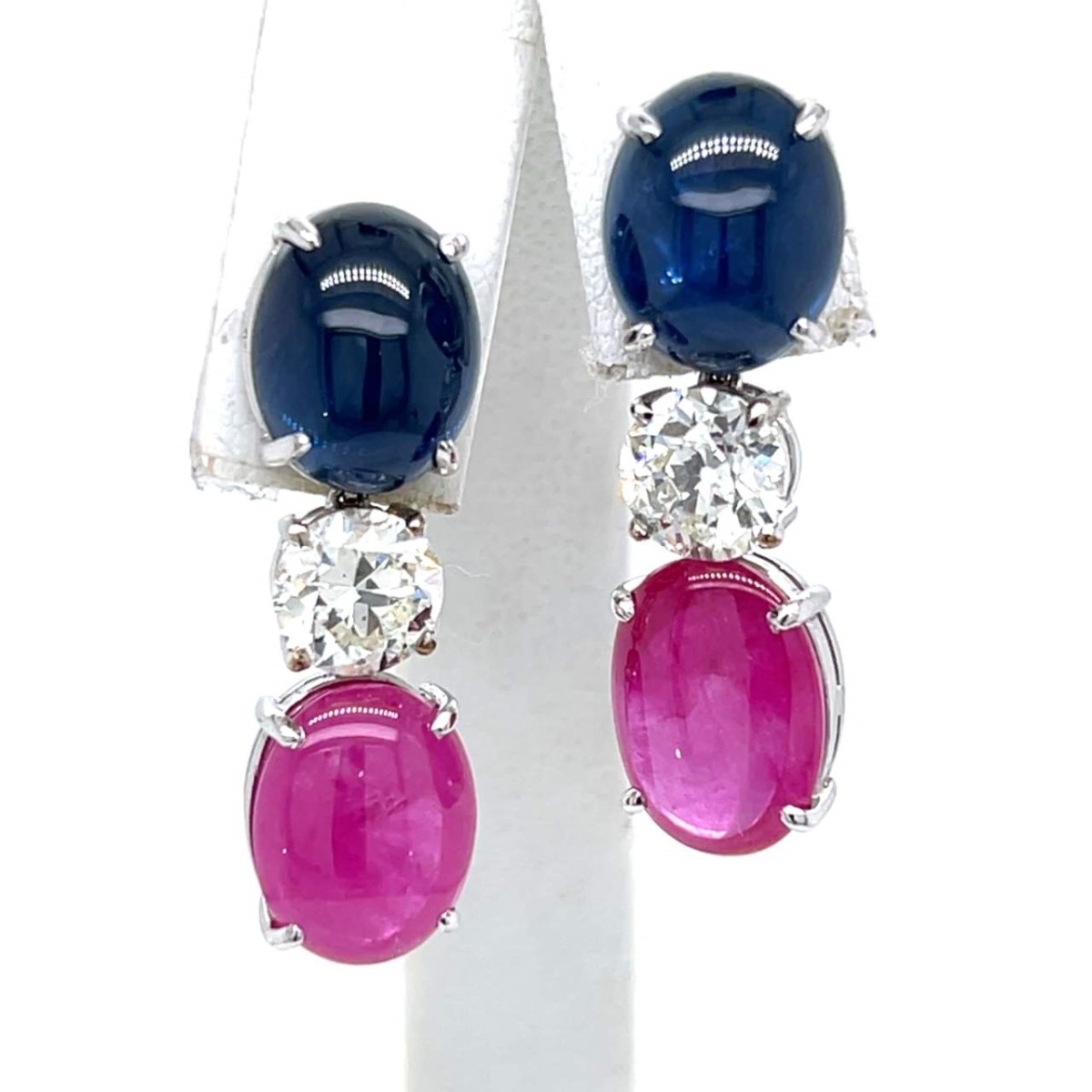 Gemstone and 18K Earrings