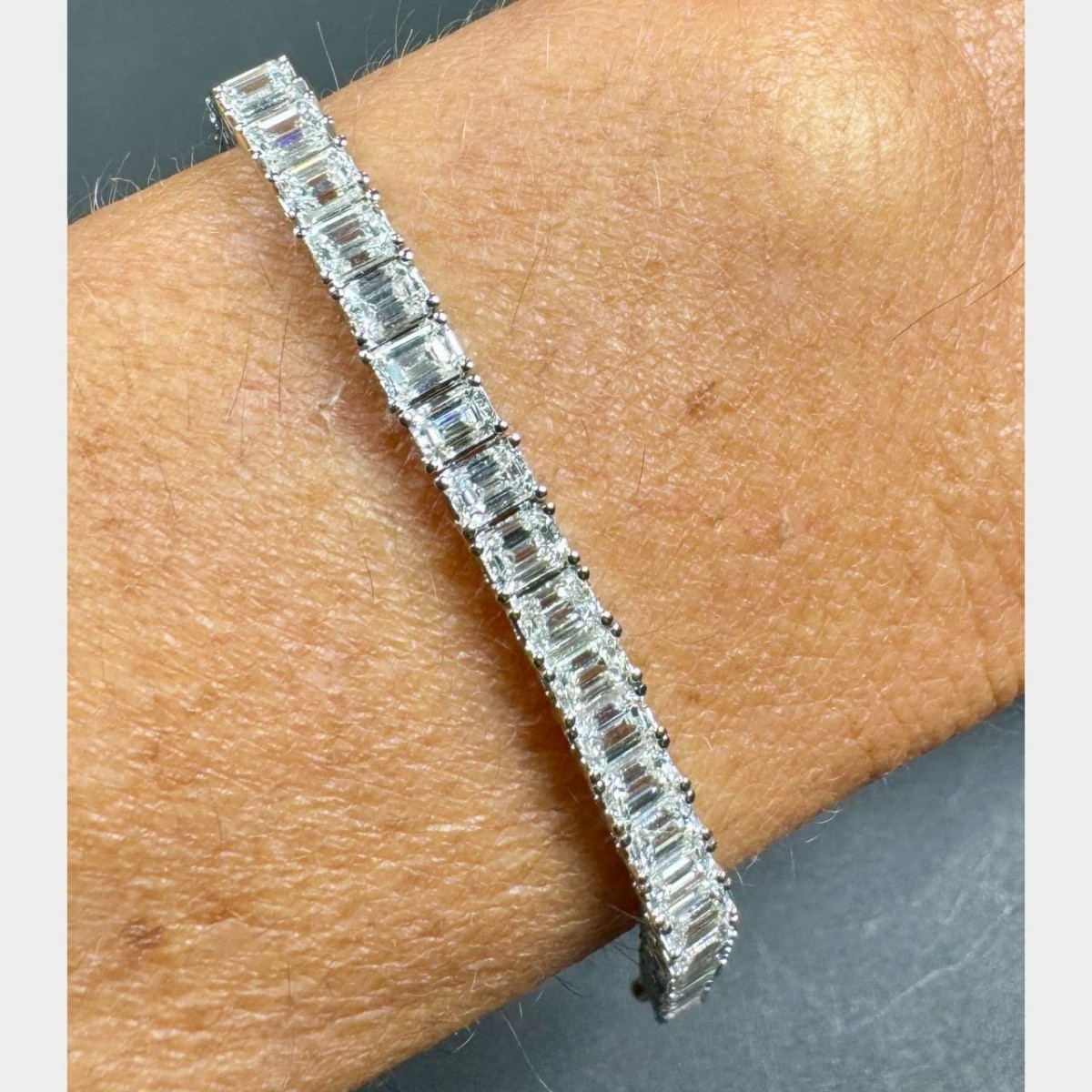 Diamond and 14K Tennis Bracelet