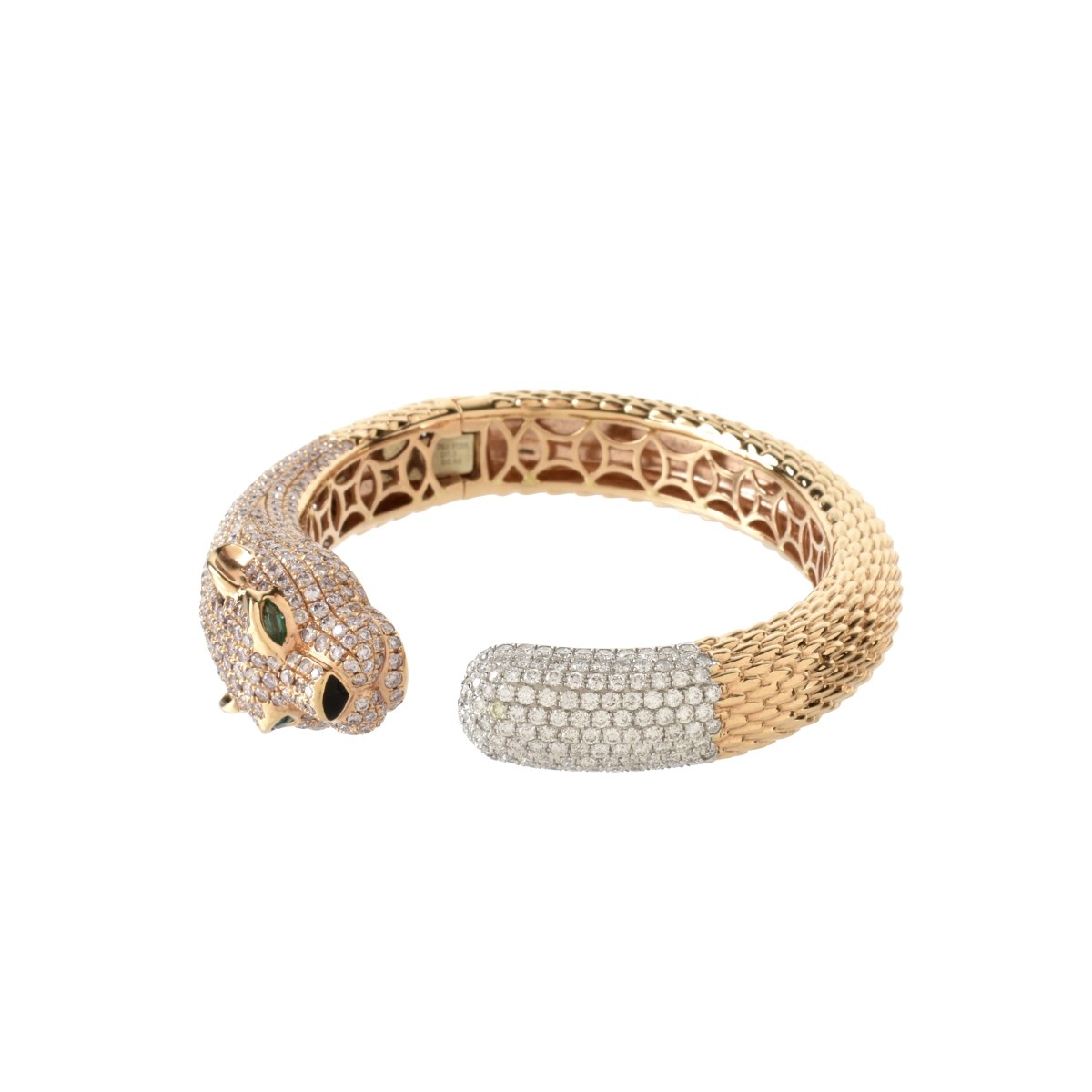 Diamond and 18K Cuff Bracelet