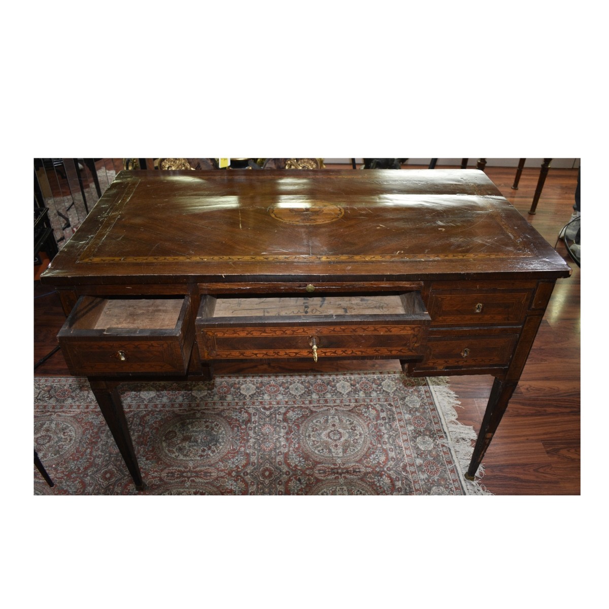 18th Century French Inlaid Desk