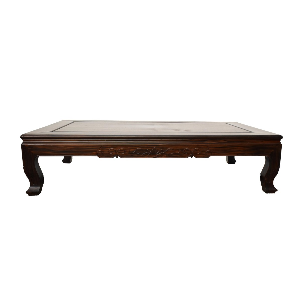 Chinese Carved Asian Hardwood Coffee Table