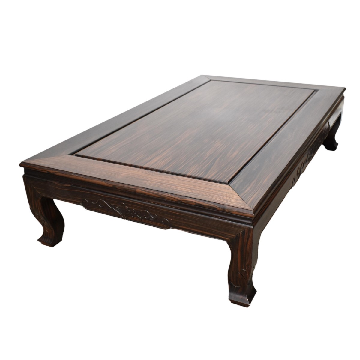 Chinese Carved Asian Hardwood Coffee Table