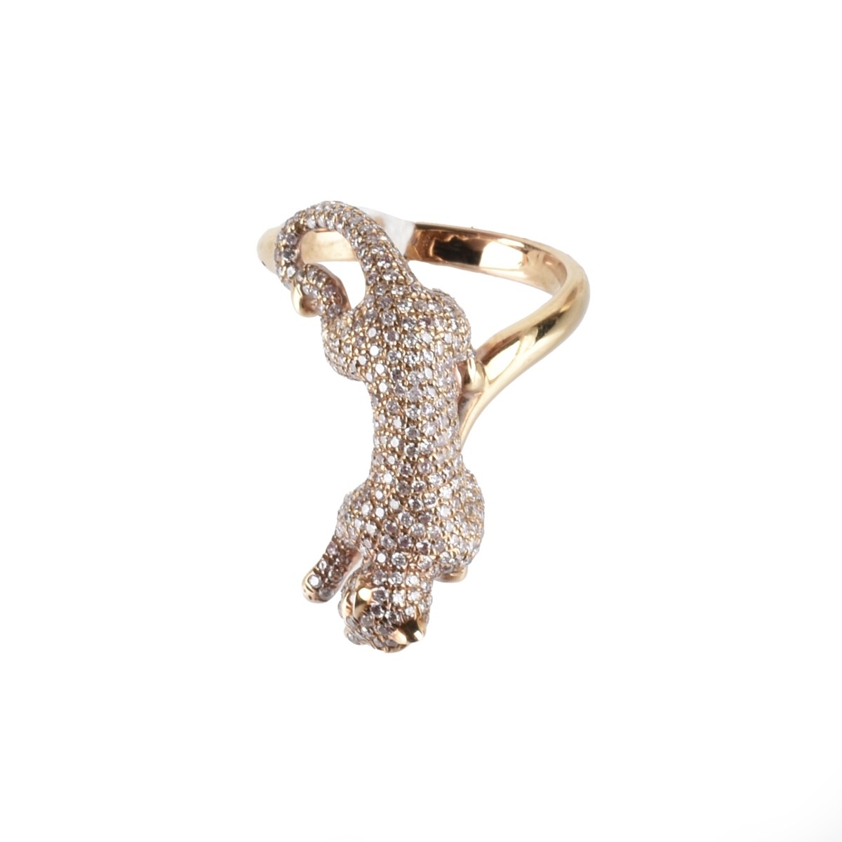 Diamond and 18K Ring