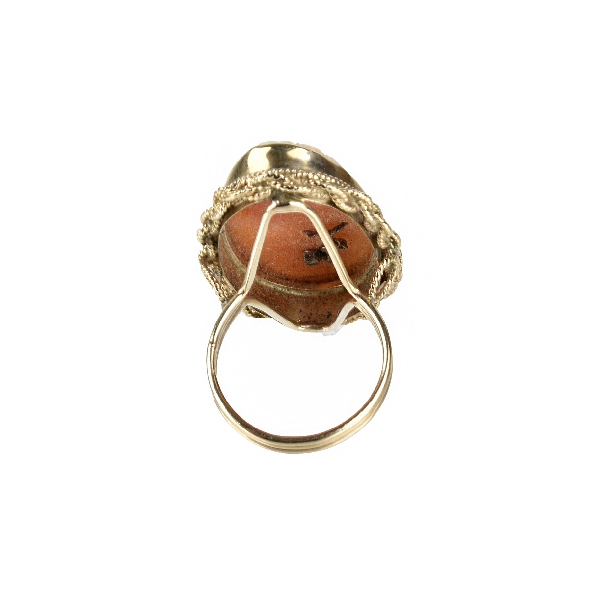 Cameo and 14K Ring