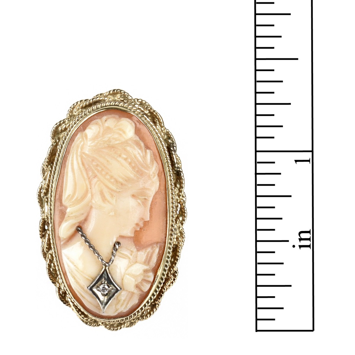 Cameo and 14K Ring