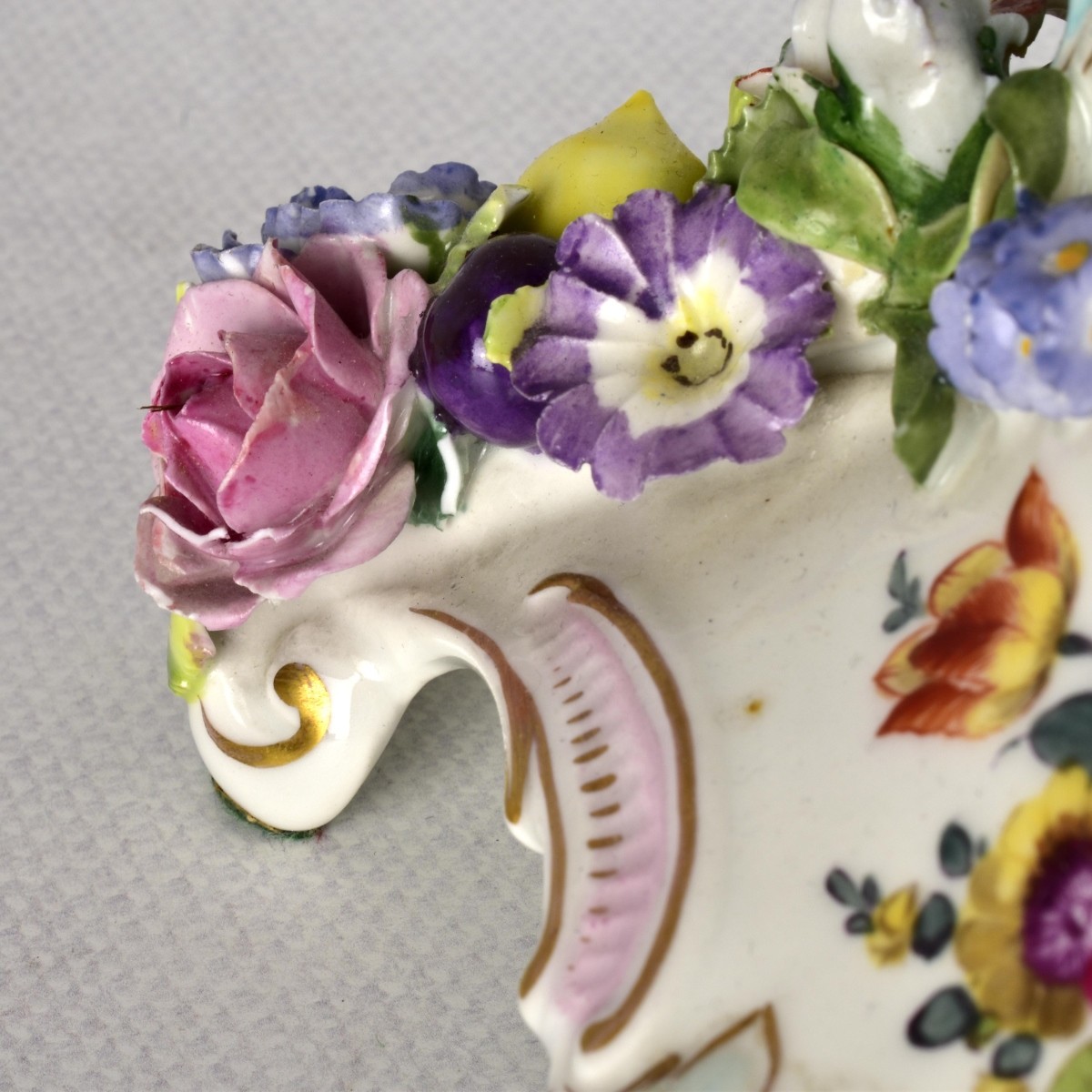 Dresden Porcelain Potpourri Vase