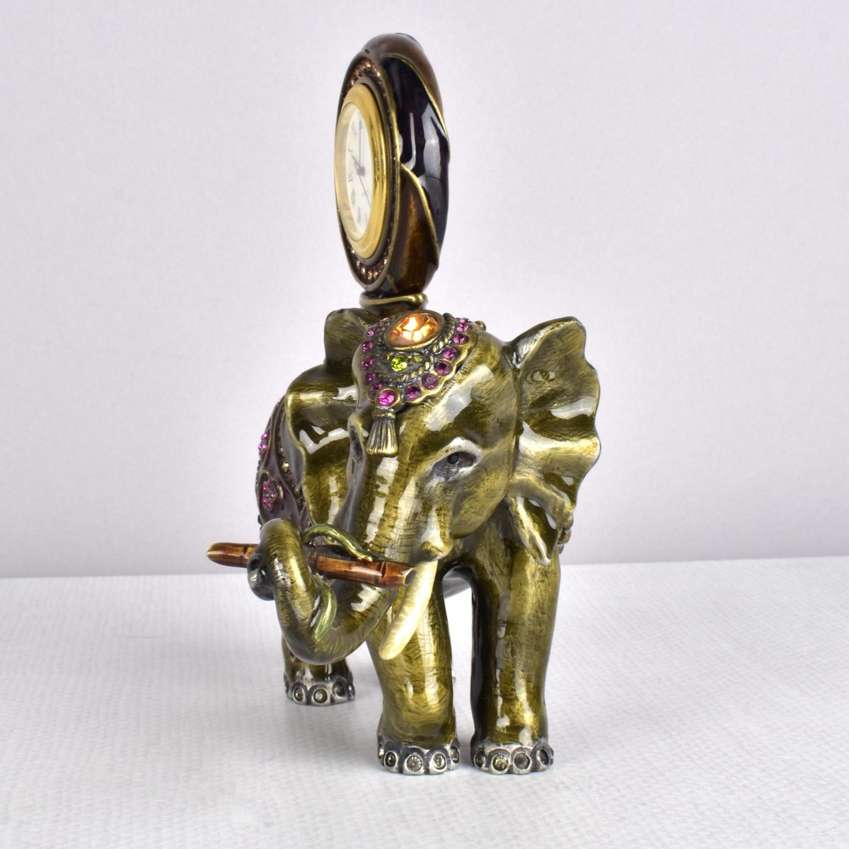 Jay Strongwater Elephant Clock