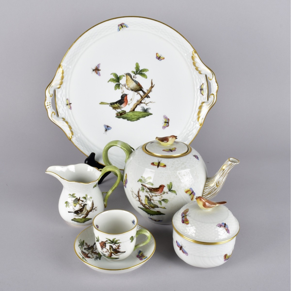 Herend Rothschild Bird Porcelain