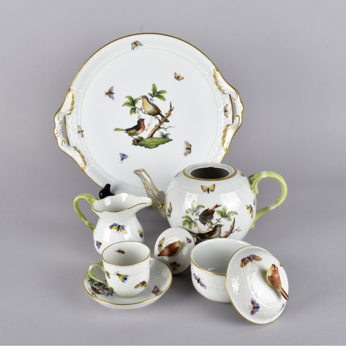 Herend Rothschild Bird Porcelain