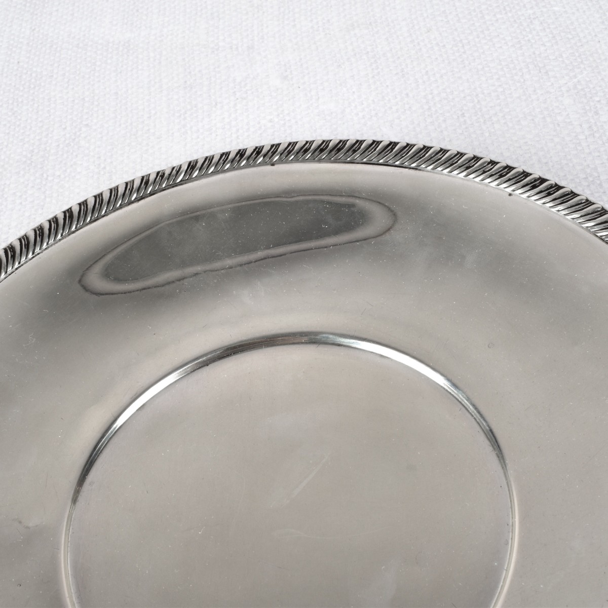 Sterling Silver Round Serving Tray