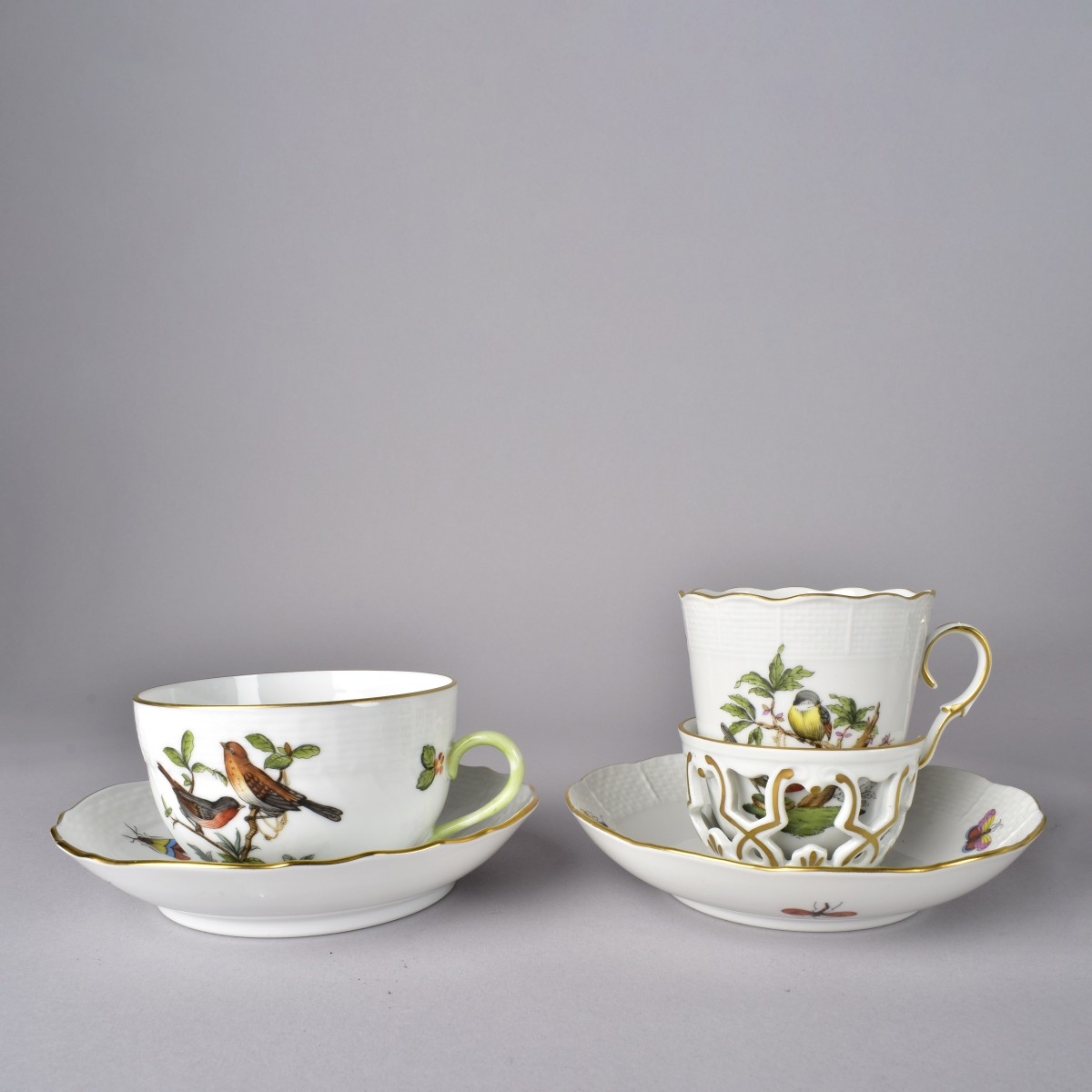 Herend Rothschild Bird China Set