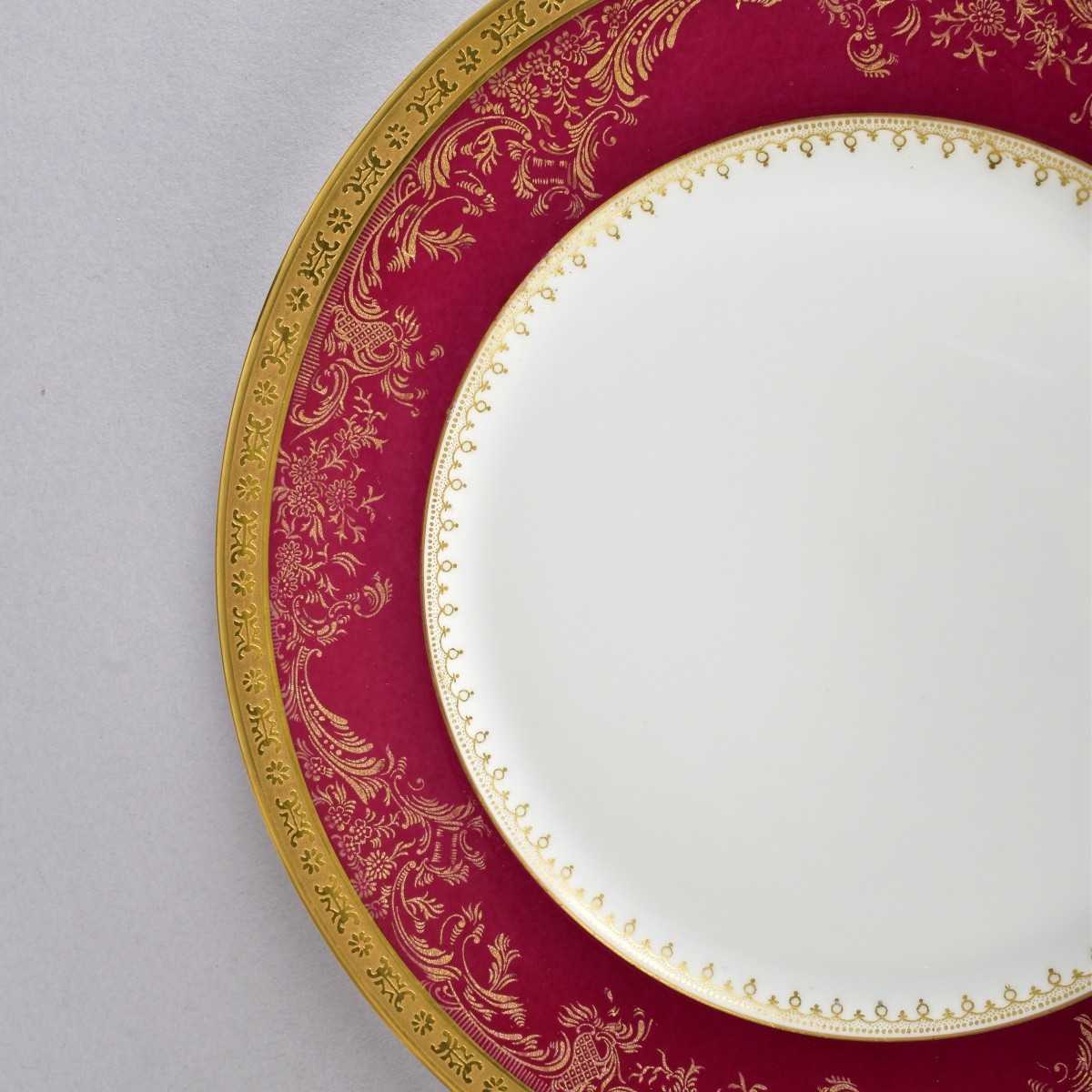 Haviland Limoges Pompadour Red China