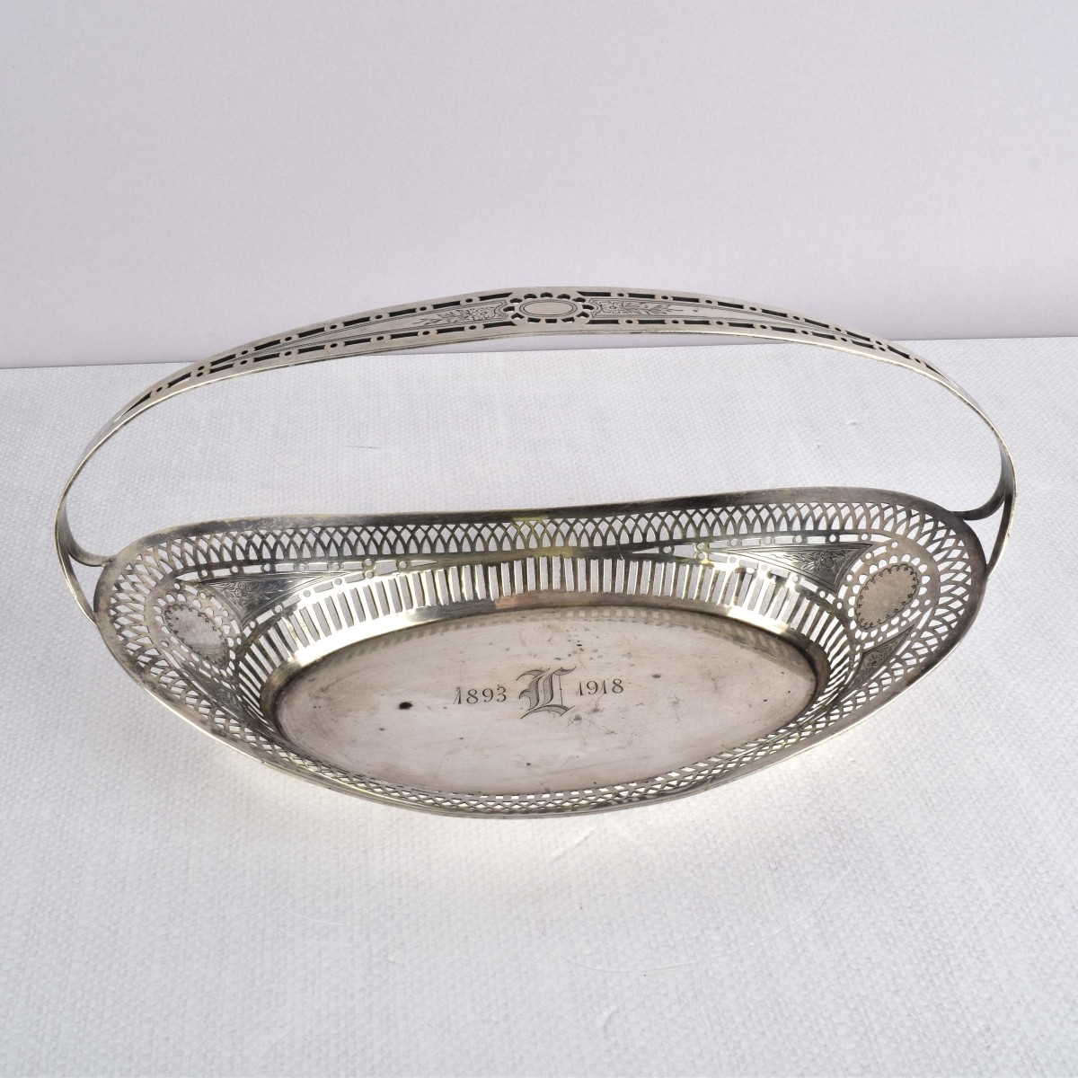 Gorham Sterling Basket & demitasse spoon