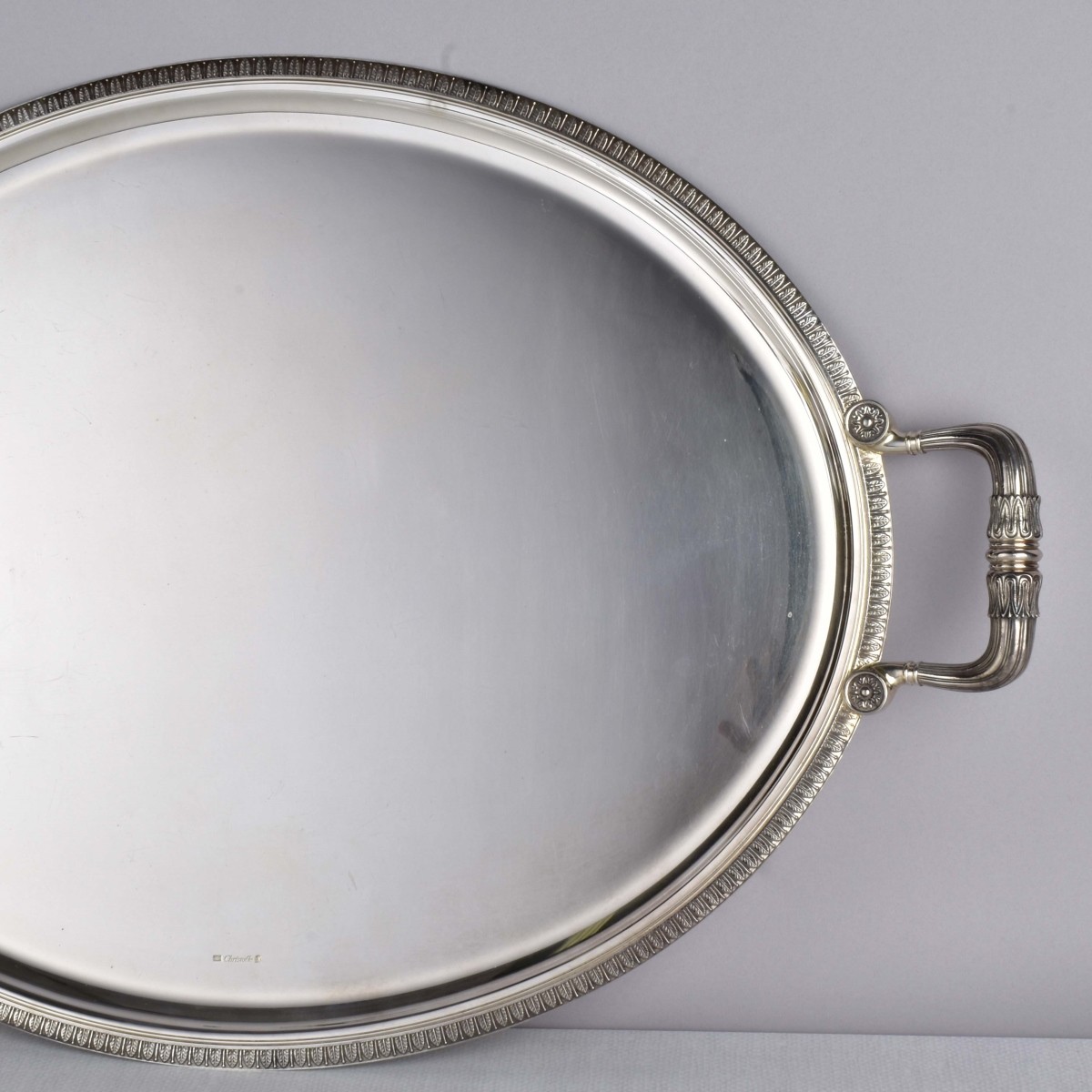 Christofle SIlver Plated Oval Tray