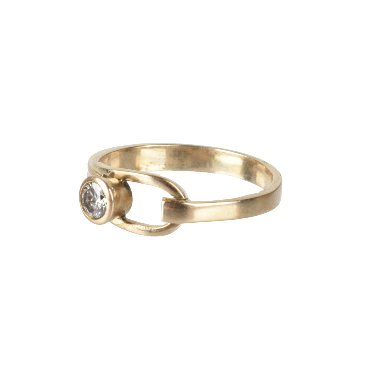 Diamond and 14K Ring