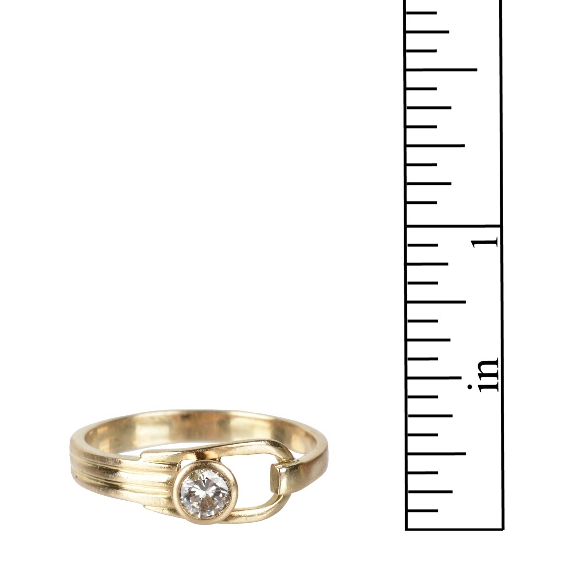 Diamond and 14K Ring