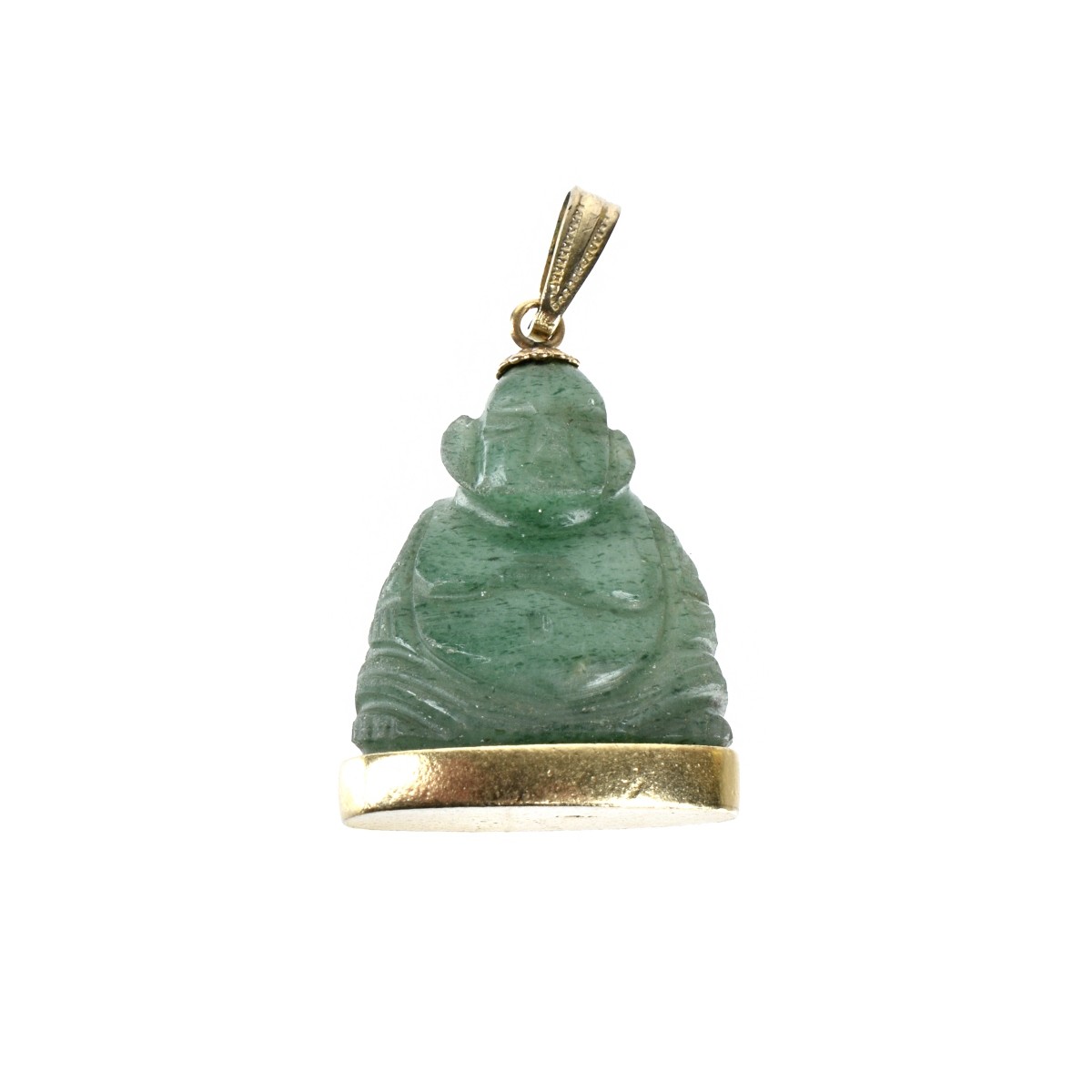 Jade and 14K Pendant