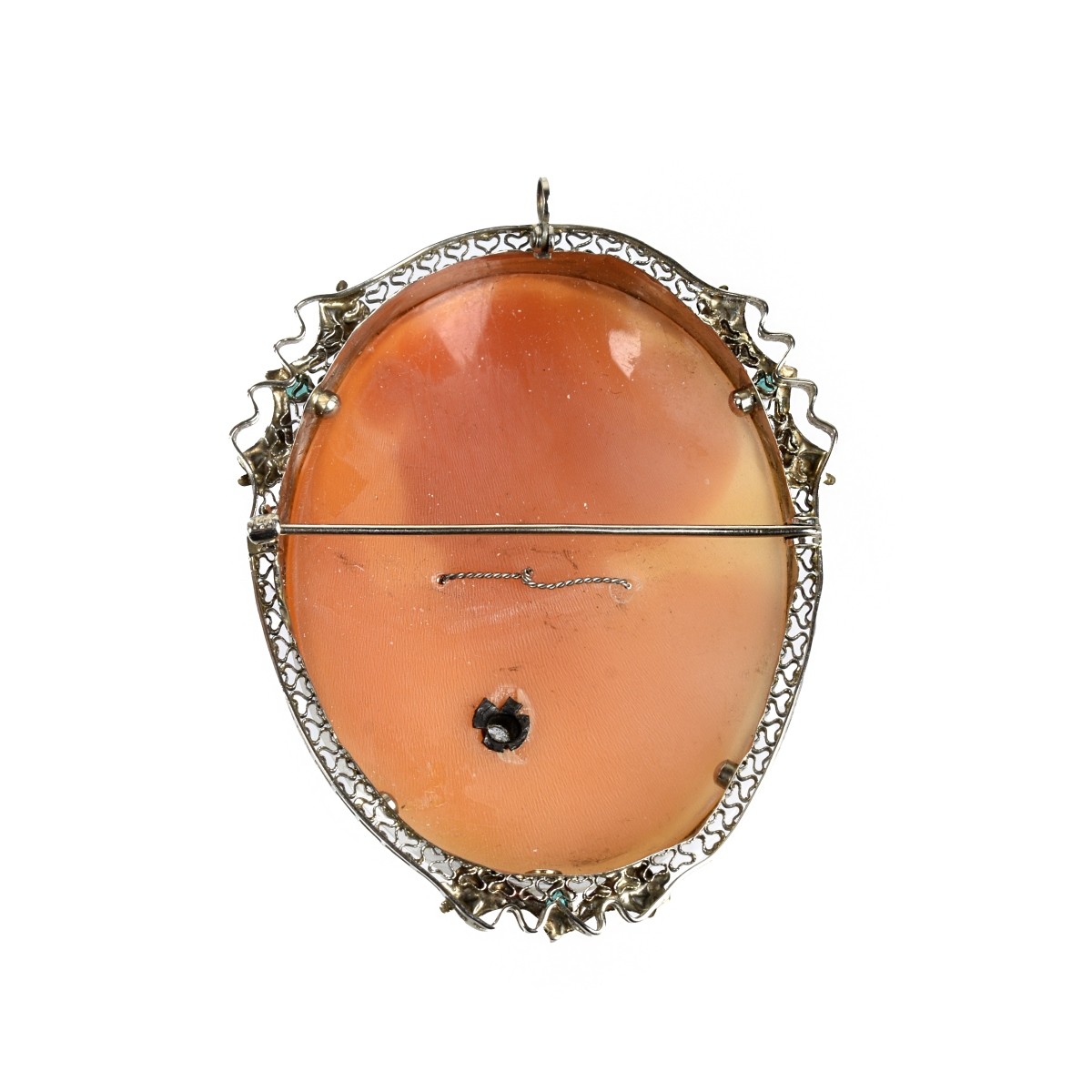 Cameo and 14K Pendant / Brooch