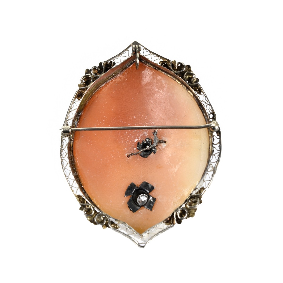 Cameo and 14K Pendant / Brooch