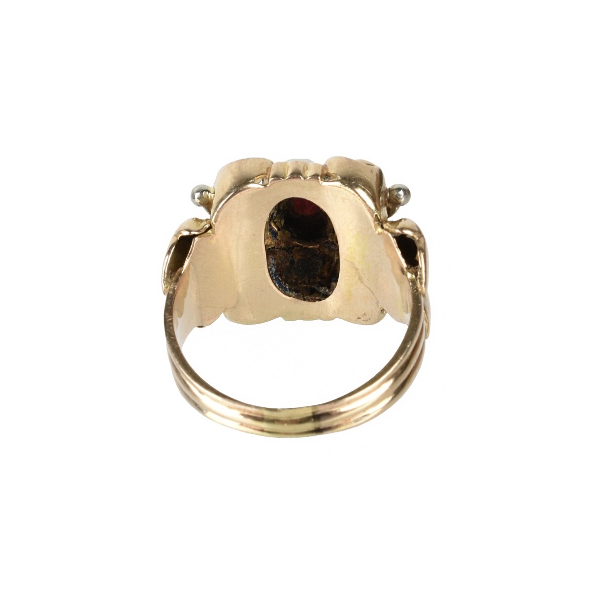 Ruby, Diamond and 14K Ring