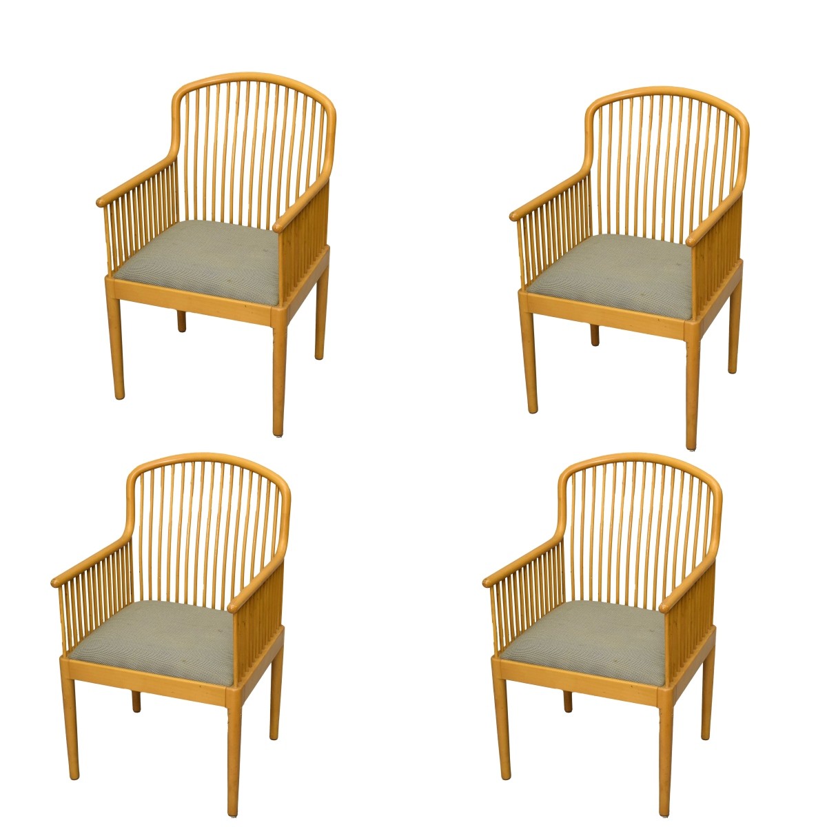 Set of Four Vintage Stendig "Andover" Arm Chairs