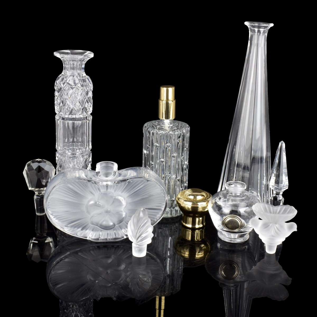 Crystal Vintage Perfume Bottles